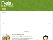 Tablet Screenshot of fysis.it